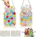 2 Pack Reward Jar for Kids, Heart and Flower Design with Colorful Letter Stickers, Reward Jar Magnetic System for Good Habits, Home School Potty Training Chart, Positive Behavior Incentive Tool