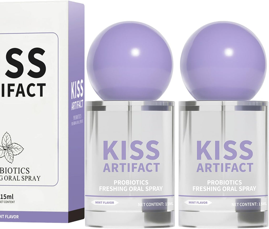 Oral Spray – Fresh Breath Support, Cooling & Refreshing Effect, Compact Travel-Friendly Design – Ideal for On-The-Go Breath Freshening (2Pack)