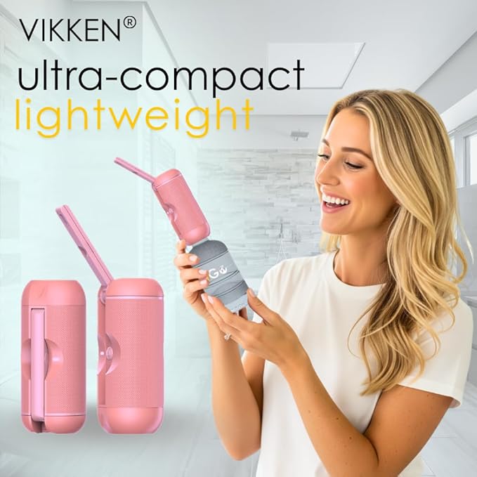 VIKKEN® 250ml iGo X Portable Travel Bidet USB-Type C Rechargeable Electric Mobile Handheld Ultra Strong Water Spray Personal Hygiene Self Care for Women & Men