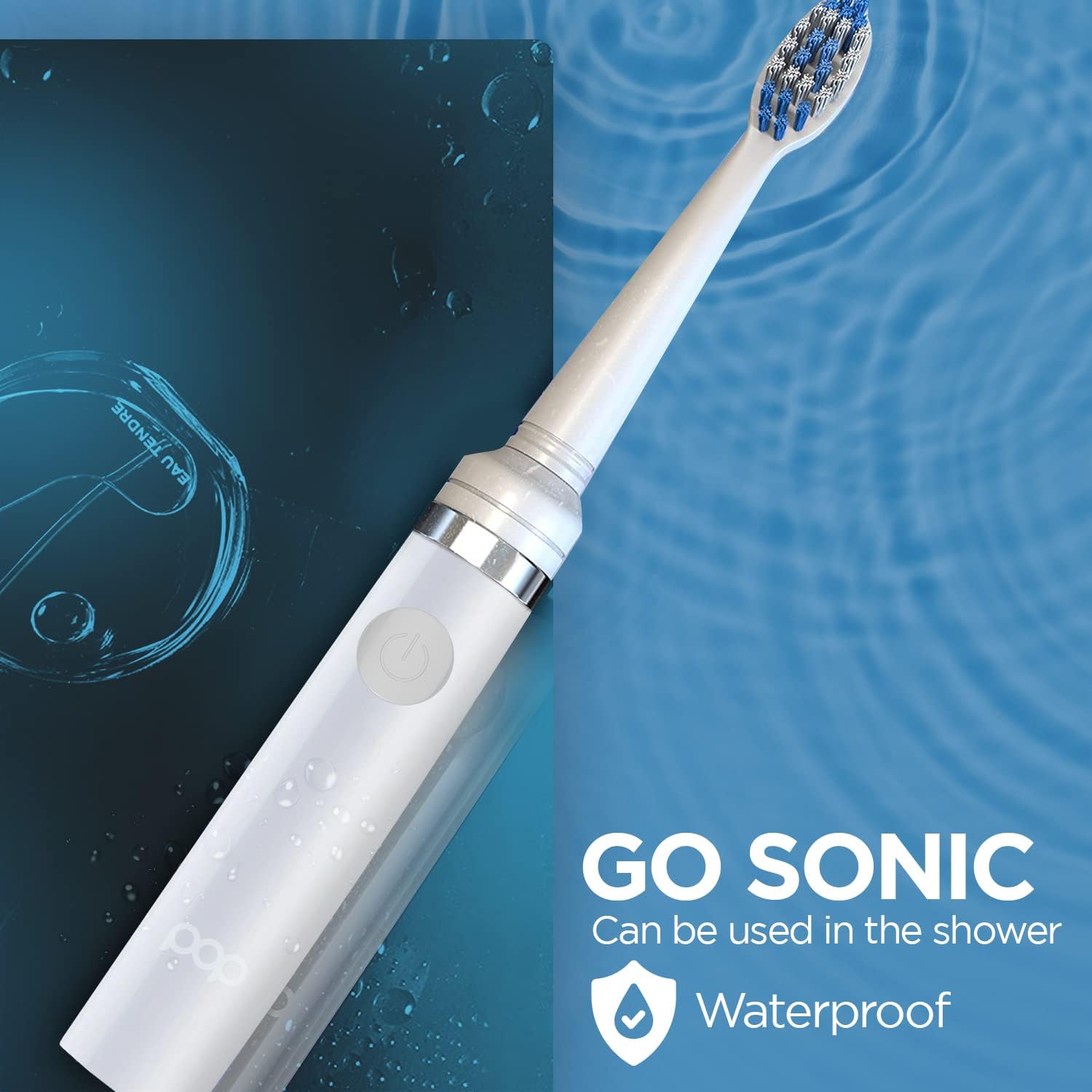Pop Sonic Electric Toothbrush (White) - Travel Toothbrushes w/AAA Battery | Kids Electric Toothbrushes with 2 Speed & 15,000-30,000 Strokes/Minute, Dupont Nylon Bristles