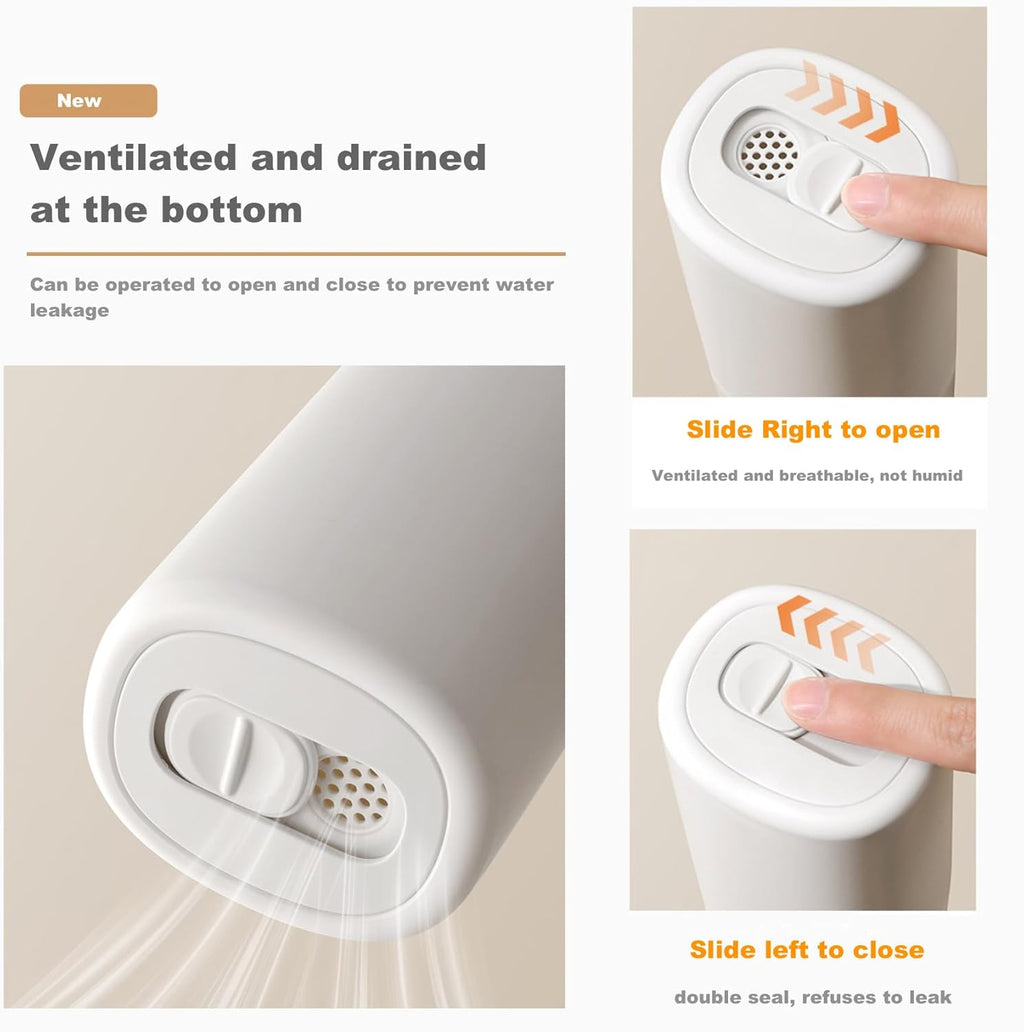 Portable Toothbrush and Toothpaste Holder & Travel Soap Case Set, Leakproof, Large Capacity, Breathable Travel Toothbrush Holder for Trips, Gym, Camping and School