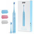 Pop Sonic Pro 2.0 Electric Toothbrush (Blue) Rechargeable Sonic Toothbrush with 45,000 Vibrations Per Minute & 4 Cleaning Modes for Adults & Kids with Long Lasting Dupont Nylon Bristles