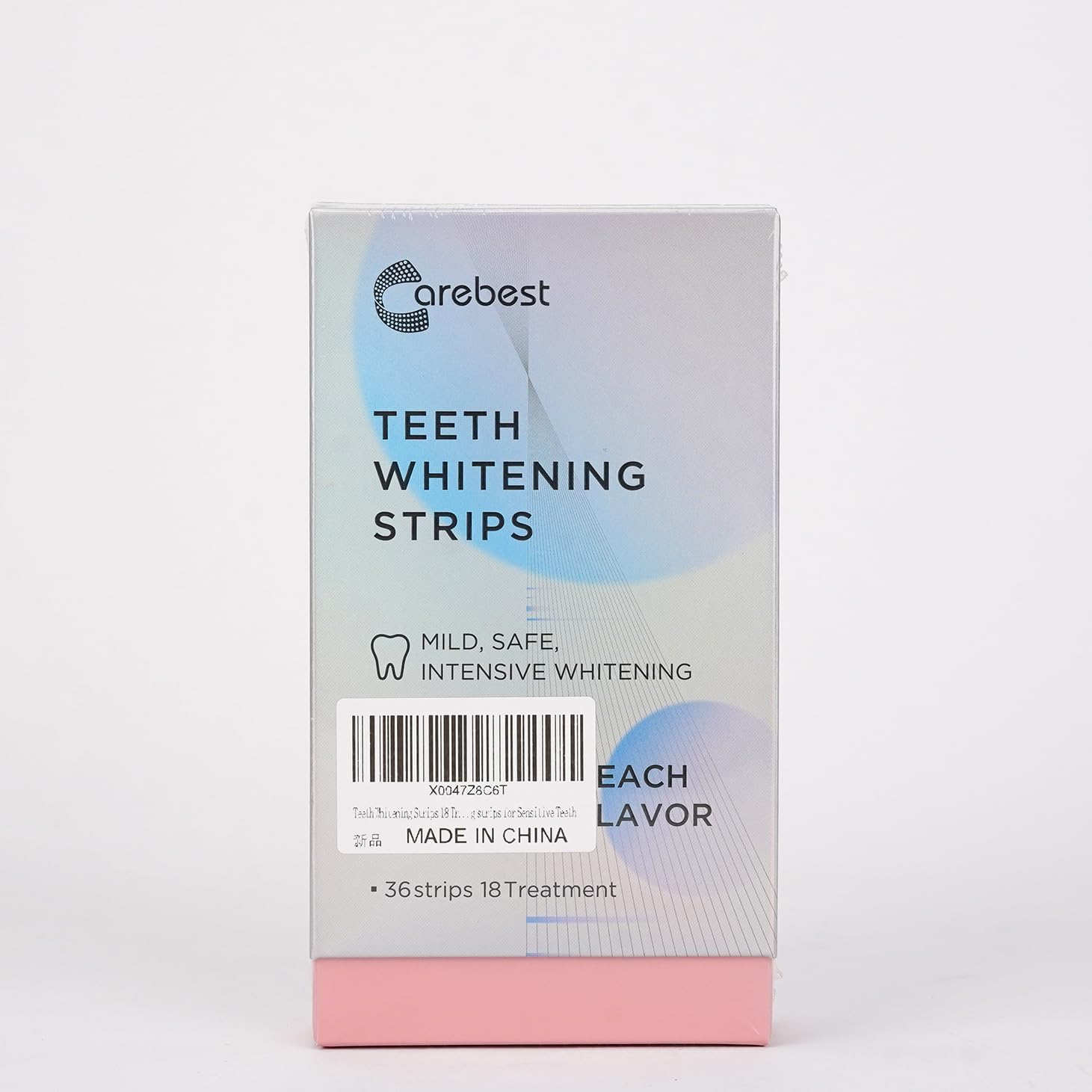 Teeth Whitening Strips 18 Treatments,Enamel Safe Strips Whitening Without The Harm,Non-Slip Whitening Strips for Sensitive Teeth