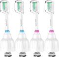 Replacement Toothbrush Heads for Philips Sonicare Replacement Brush Heads Medium Soft Dupont Bristles Electric Toothbrush Replacement Heads Fit E-Series Essence Xtreme Elite Advance, 4 Pack