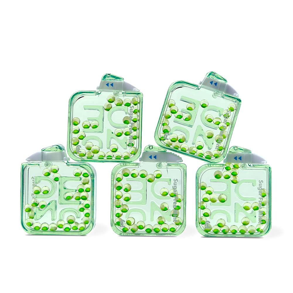 NUDE MINTS | Double Action Liquid Capsules | Mouth Watering Mint - Lasts 3x Longer - 3x Stronger - Extreme Bad Breath Solution For Adults - Sugar Free, 0 Calorie - Melon - 10 Pack - 300 Capsules