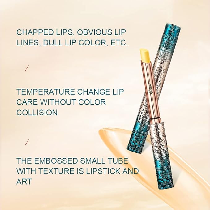 O'CHEAL Color-changing Lip Balm Waterproof Long Lasting Lip Makeup Gloss Lip Balm Long Lasting Moisturizing Lipstick (Pack of 3