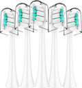 Replacement Toothbrush Heads Compatible with Philips Sonicare：5 Pack Soft Replacement Electric Brush Head Compatible with Phillips Sonicare Snap-on System