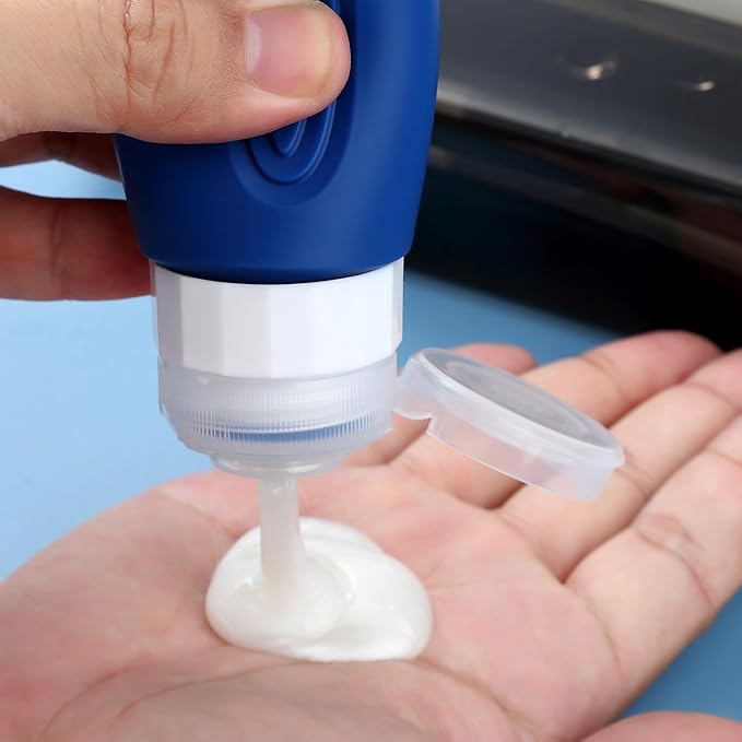 16 Pack Travel Bottles for Toiletries, TSA Approved Silicone Travel Containers jar for Toiletries, Leak Proof Refillable Liqus Shampoo And Conditioner Traveler Essentials toiletry Bottles