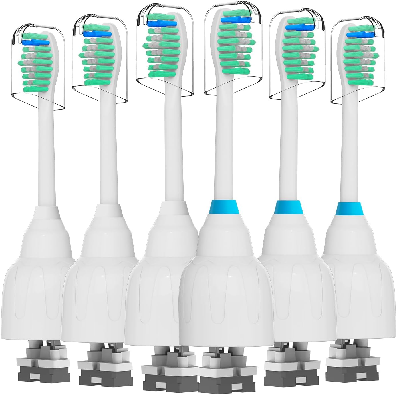 Toothbrush Heads Replacement Compatible with Philips Sonicare HX7022 HX7023 E-Series -Brush Heads for Essence Electric Toothbrush, 6 Packs