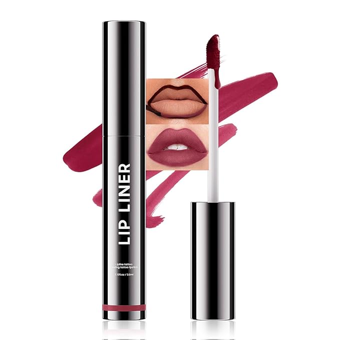 Lip Stain, Lip Gloss Transfer-Resistant Waterproof Smudge-Proof Moisturizing, Lip Tint for Women Gift All-Day Color Hold (Mauve)