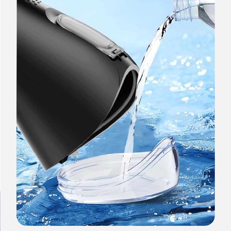 Water Flosser, Cordless Water Dental Flosser，320ML Portable Oral Irrigator with 3 Modes & 6 Tips, IPX7 Waterproof, 60–160 PSI Rechargeable Dental Floss Pick for Home & Travel Use