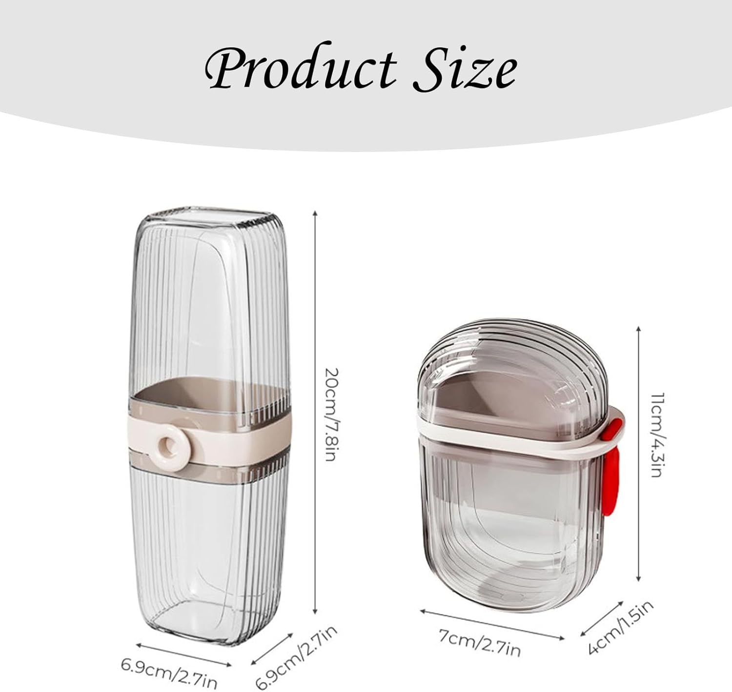 Toothbrush Travel Case, Portable Travel Box with Sealed Lid Design, Soap Container for Traveling, Portable Bar Soap Case for Shower Bath Bathroom Household Supplies