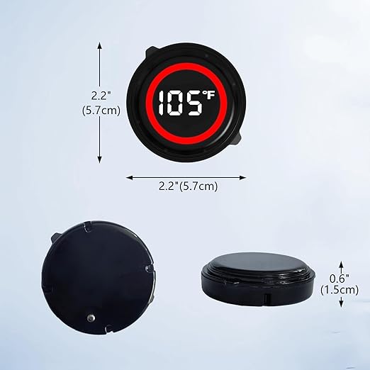 2 Pack Waterproof Floating Water Thermometer for Ice Bath, Swimming Pool, Bathtub