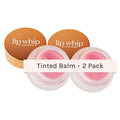 Kari Gran Lip Whip | Moisturizing Lip Balm with Organic Oils | Rich Buttery Texture, Hydrates & Protects | Non-GMO, Organic Ingredients, Made in USA | 2-Pack (Tinted Peppermint)