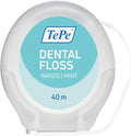 TePe Dental Floss, Waxed Mint-Flavored PFAS-Free Tooth Floss, 40 Meters