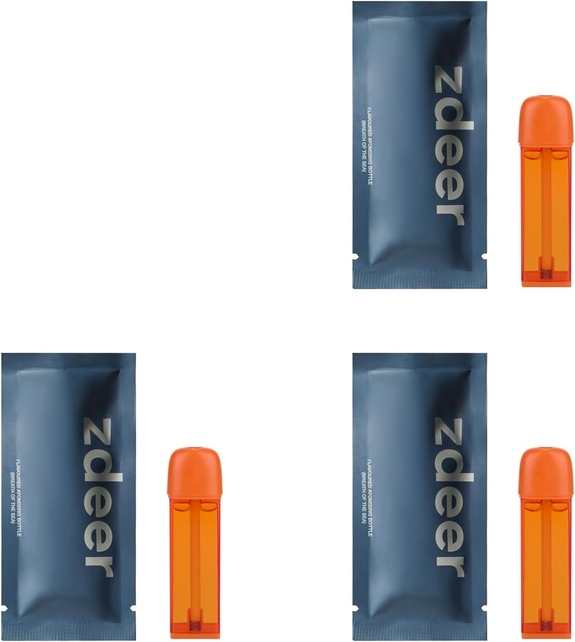 Smart Electric Oral Spray Refill for PW13 – 3-Pack (Breath of the Sea) – Ocean-Inspired Coolness for a Crisp, Clean Feel