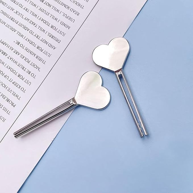 Toothpaste Squeezer, Hand Cream Tube Key Roller Set, Metal Tube Squeezer, Stainless Steel Dispenser for Bathroom (Rose Gold)