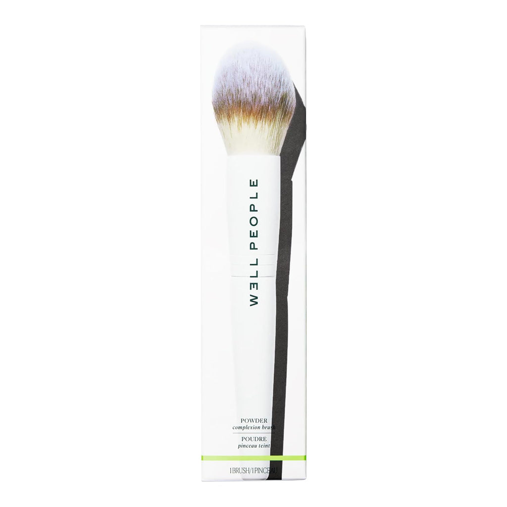 Well People Powder Complexion Brush, Soft & Fluffy Face Makeup Brush For Evenly Applying Loose Powder, Great For Large Areas, Cruelty-free Bristles