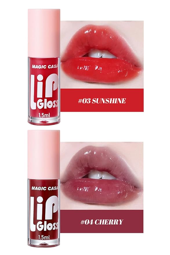 Yasovigi Lip Stain Lip Oil Plumping Lip Tint Moisturizing Lip Gloss, Transparent Lip Balm Care Stick Nourishing Repairing Non-sticky, Moisture&Lighten Lip Lines