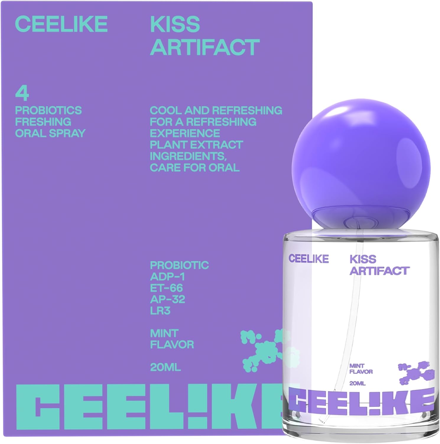 Oral Spray – Fresh Breath, Dual Cooling Experience & Convenient On-the-Go Design – Perfect for Freshening Breath Anywhere, Anytime (1 count)