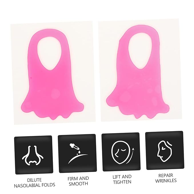 2Pcs Facial Patches for Nasolabial Folds Wrinkle Stickers for Skin Care Comfortable and Facial Sticker for Women