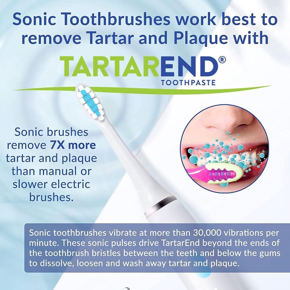 Toothpaste for Tartar Removal - Tartar Control Toothpaste to Remove Tartar and Plaque from Teeth at Home and Prevent Tartar and Plaque Buildup - 3.4 oz Tube, 1-Pack (Minty Wintergreen)