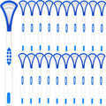 GXXMEI 40PCS Tongue Scraper for Adults, Tongue Scraper Cleaner, Blue Tongue Cleaner, Oral Care Scrapers Kits Plastic Tongue Brush for Reducing Bad Breath Adults Kids Healthy Oral Care Tools Easy to Us
