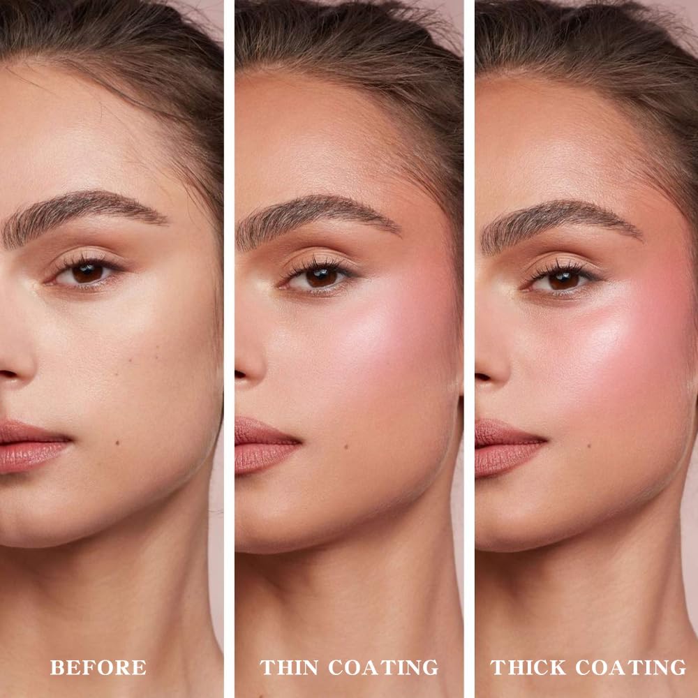 Matte Blush Powder for Cheeks, Cruelty Free Makeup – Long Lasting Natural Face Blusher Makeup, Lightweight Blendable Cheek Color Palette for Women All Skin Tones - #01 Soft Pink