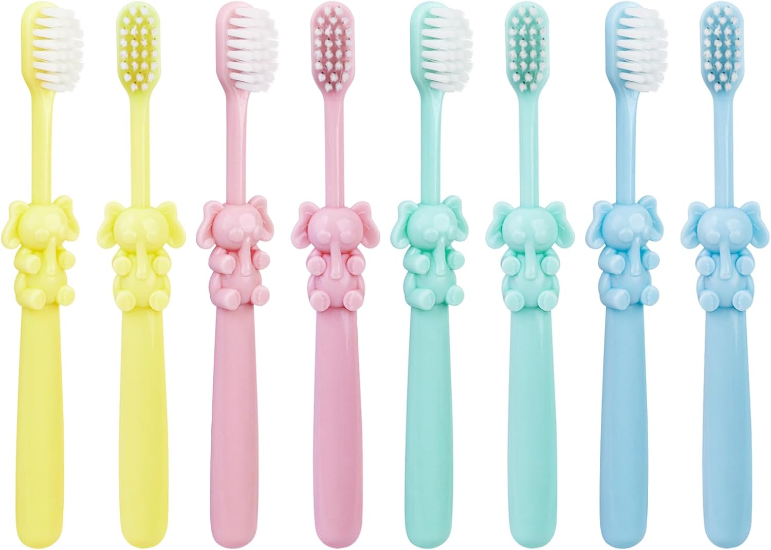 20 pcs Disposable Kids Toothbrushes Bulk Individually Wrapped,Kids Toothbrush for Age 2+ Toddler Children Toothbrush Set Soft Bristles Boys Girls Toothbrush