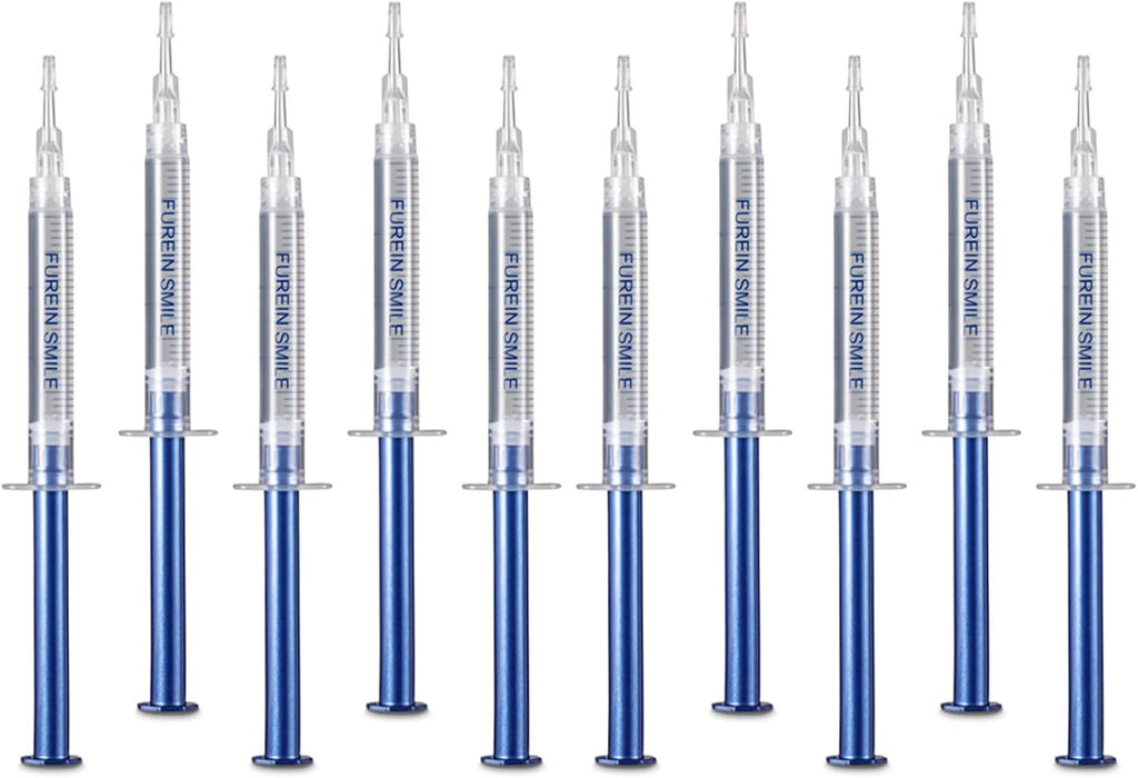 Teeth Whitening Gel Refills 10PCS Tooth Whitener 48+ Treatments -Removes Years of Stains 35% Carbamide Peroxide