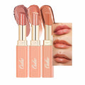 Oulac Moisturizing Shine Peach Pink Lipstick For Women 3PCS, 2 in 1 Tinted Lip Balm, Hydrated Juicy and Glossy Lip Color for Dry, Cracked and Chapped Lips, Vegan [05+S05+13]