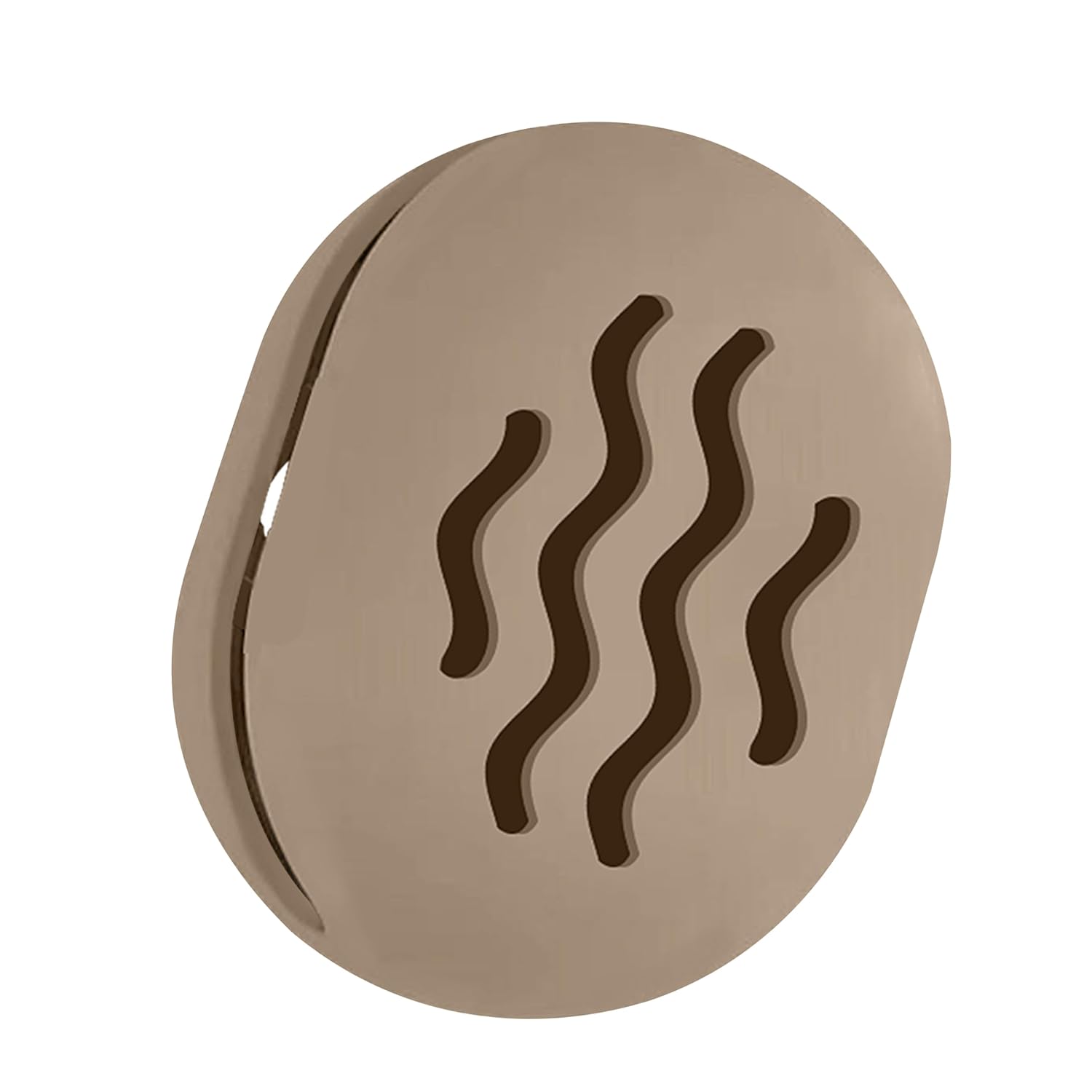 Makeup Sponge Holder Beauty Blender Case - Travel Storage Case for Beauty Blenders, Portable Organizer (Khaki)