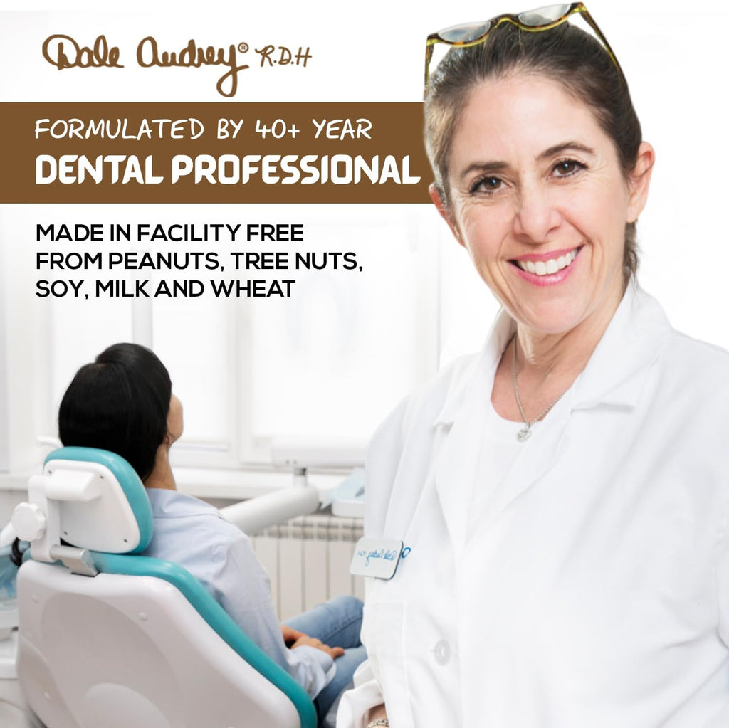 Dale Audrey Coconut Pulling Oil for Teeth and Gums with Stainless Steel Tongue Scraper | CocoMint Oil Pulling Mouthwash, Ayurvedic Alcohol-Free Teeth Whitening Mouthwash for Gums & Bad Breath- 8 FL Oz