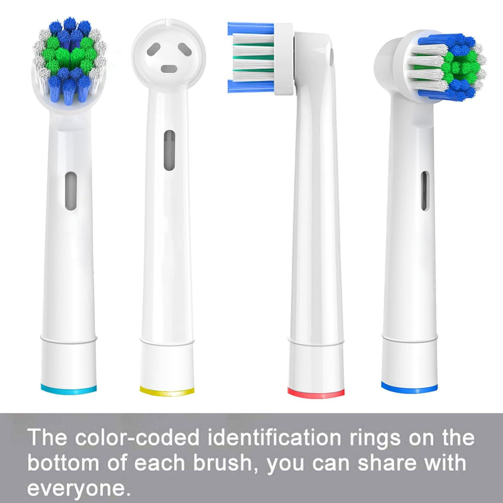 Replacement Toothbrush Heads Compatible with Oral-B Braun, 20 Pcs Professional Electric Toothbrush Brush Heads for Oral B Replacement Head Refill Pro 500/1000/1500/3000/3757/5000/7000/7500/8000