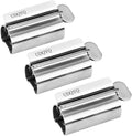Toothpaste Squeezer - Metal Tube Squeezer Stainless Steel Tube Wringer UDQYQ Toothpaste seat Holder Stand (3 Pack)