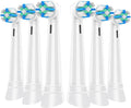 6 Count IO Replacement Heads Compatible with Oral B IO 2/3/4/5/6/7/8/9/10 Series Electric Toothbrushes, Medium Softness Brush Heads Compatible with Oral B iO for Teeth and Gums Care (White)
