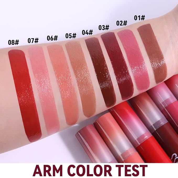 Wine Red Honey Tinted Lip Stain Lip Balm Lip Gloss Lipstick, Sheer Hydrating Lip Stains Tint, Moisturizing Lip Color for All Skin Tones, Nourishing Lip Balm with a Hint of Natural Black Cherry