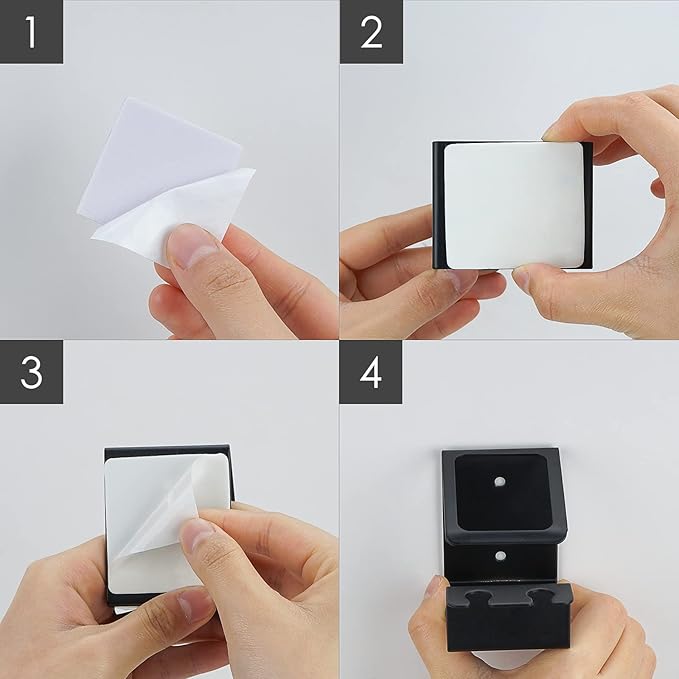 Stainless Steel Toothbrush Holder Wall Mounted, 3 in 1 Toothbrush, Toothpaste and Cup Holder, Adhesive Toothbrush Organizer for Bathroom