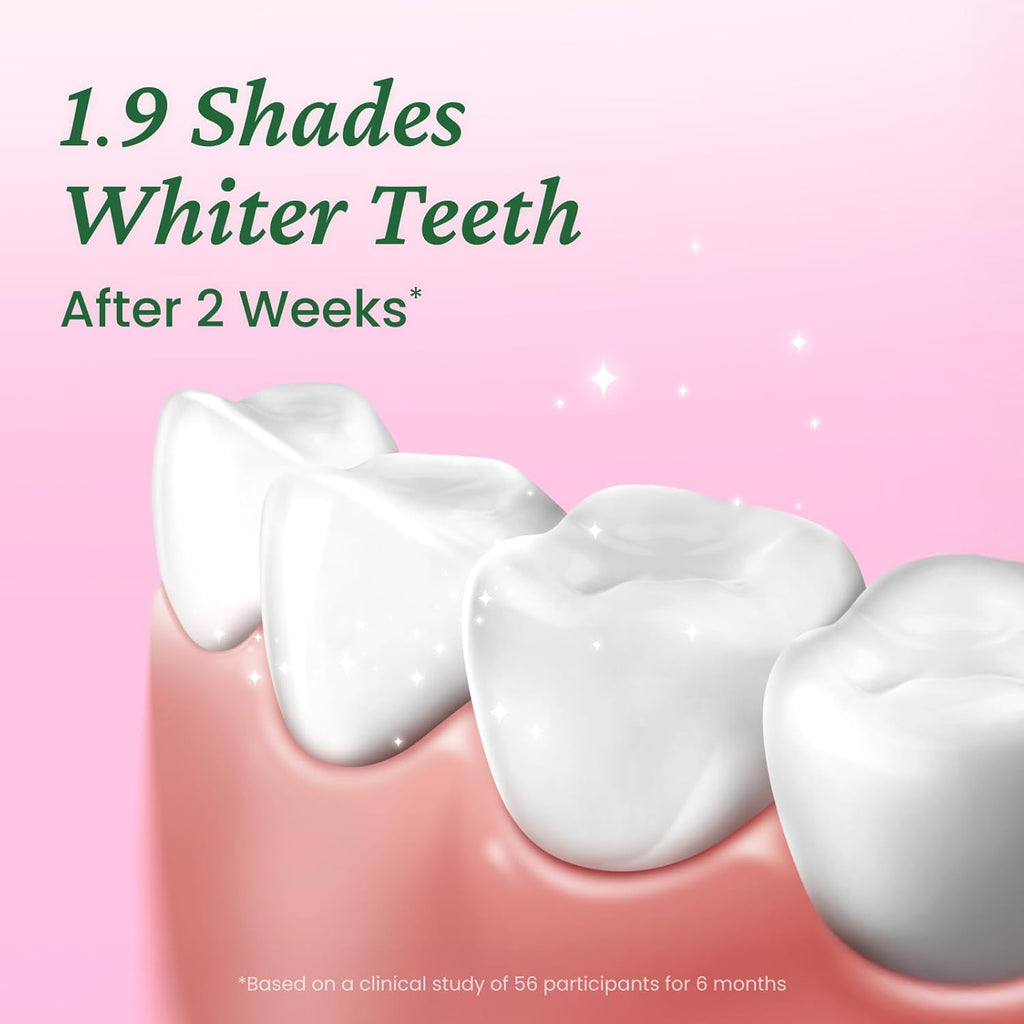 EUTHYMOL Whitening Toothpaste (3.7fl oz*5, Pack of 5) - Stain Removal in 2 Weeks, Long-Lasting Freshness for Sensitive Gum & Teeth. Bad Breath, Cavity Prevention. Recyclable Aluminum Tube