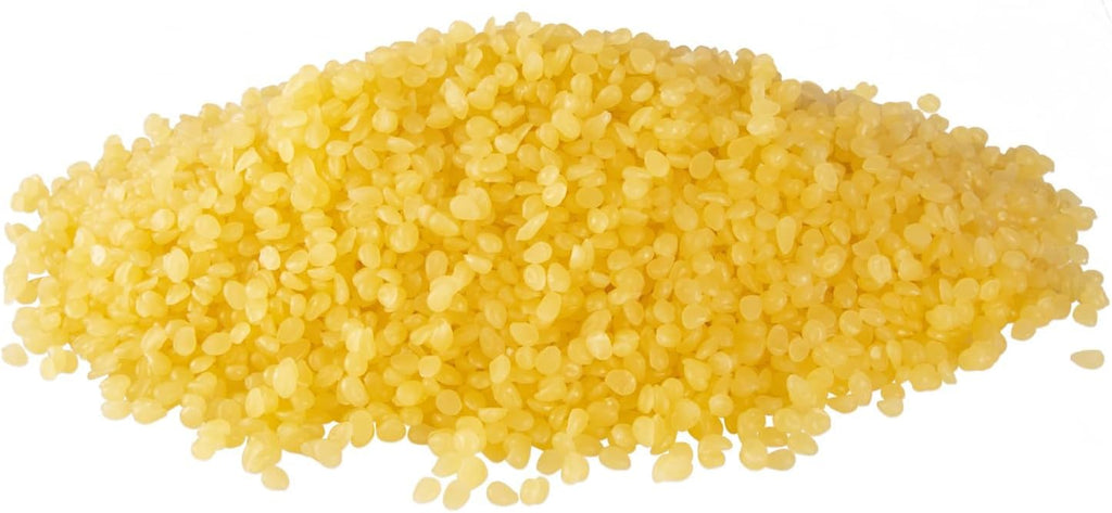 Natural Yellow Beeswax Granules (10-Pound) | Unrefined Pure Material for DIY Projects | Candle Making, Skin Care, Lip Balm, Soap Base | Organic Beeswax Pellets