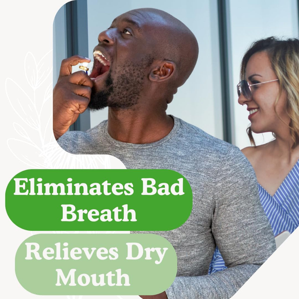 Tooth & Gums Spritz - Freshen Breath Instantly – Natural Breath Freshening Spray with Essential Oils | Alcohol-Free, Long-Lasting Freshness, Truly Natural - by Dental Herb Company