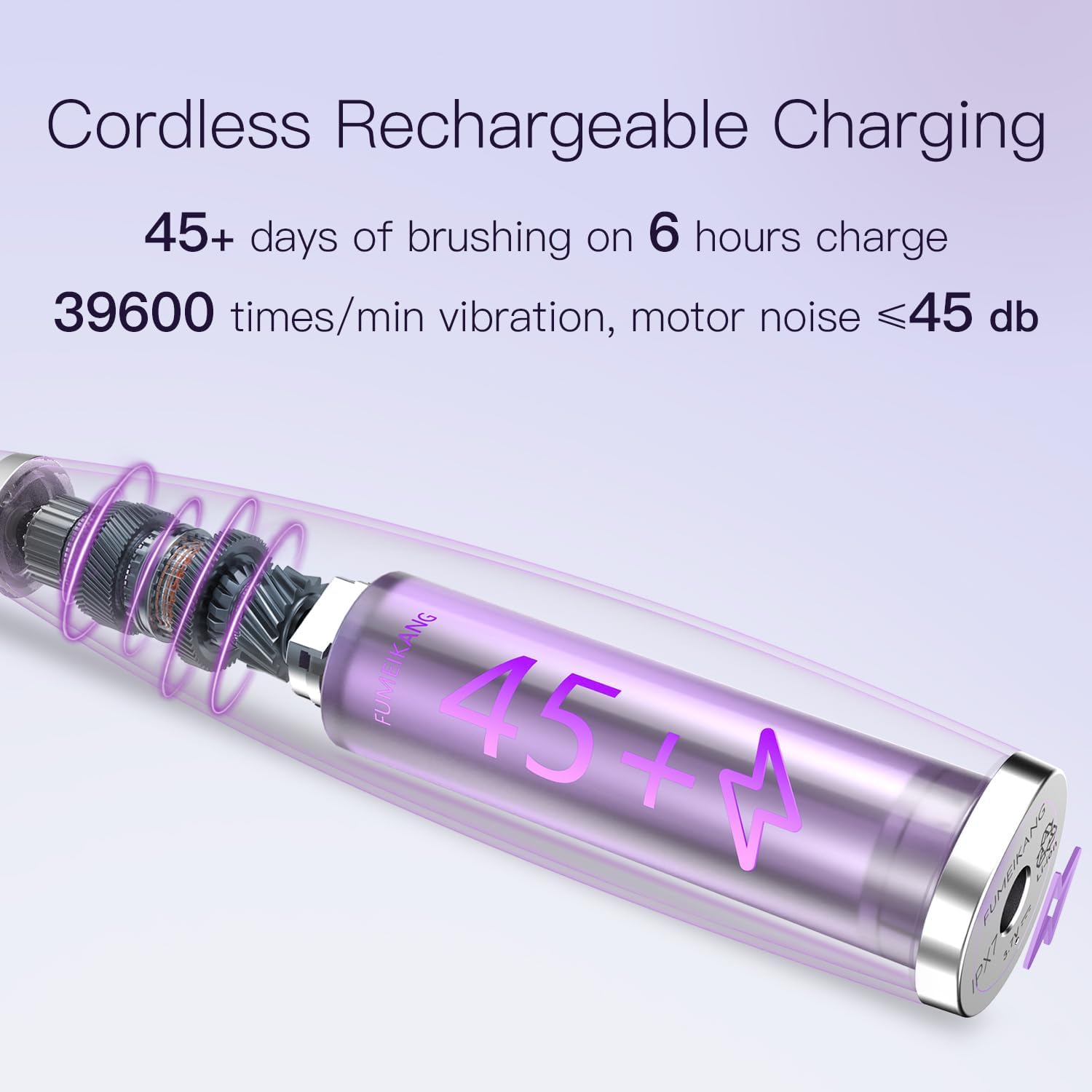 Kids Electric Toothbrushes 2 Pack Smart Sonic Toothbrush for Boys and Girls 3 4 5 6 7 8 9 10 11 12 (Purple+Green, 2 Pack)