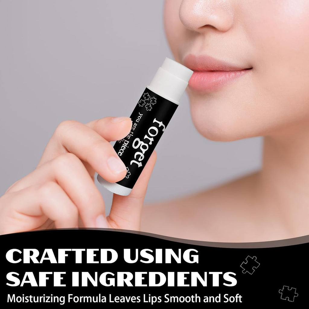 30 Pack Christmas Employee Appreciation Gift Lip Balms Bulk Staff Teacher Team Volunteer Thank You Gift Thanksgiving Christmas Appreciation Party Favor for Women Men(Never Forget,Black)