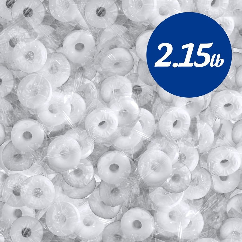 Pep O Mint Hard Candy, 2lb + 2oz Bulk Pack of Mints Individually Wrapped, Bulk Mints for Parties and Events, Ideal Peppermint Candy for Refreshing Breath and Enjoyable Snacking