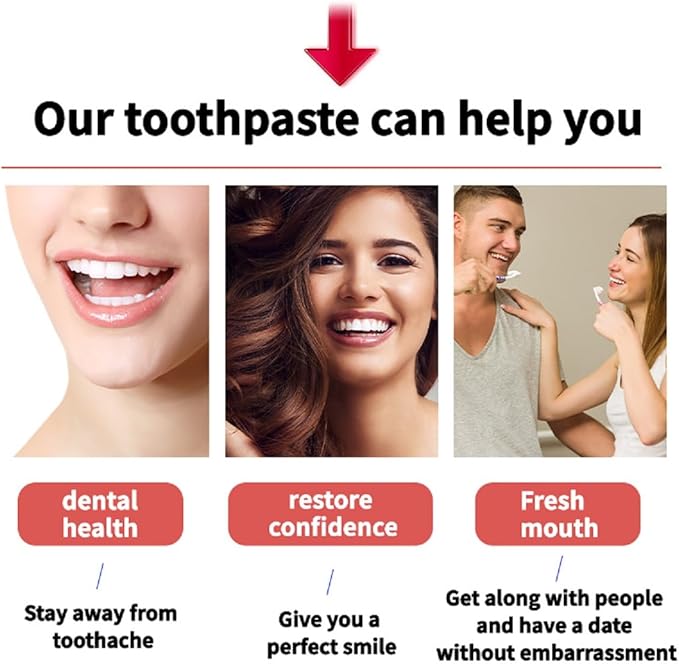 2Pcs SP-6 Probiotic Toothpaste,Deep Cleaning Care Fresh Breath Ultra Whitening Toothpaste.