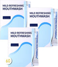 60PCS Travel Size Mouthwash,Portable Mini Mouthwash,Long-Lasting Freshness Travel Mouth Wash for Oral Care A48
