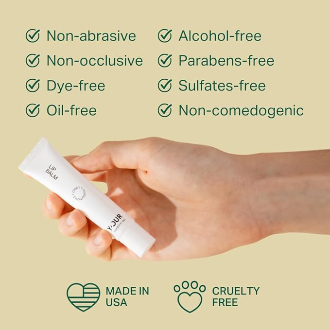 Y’OUR Intensive Healing Lip Balm & Overnight Lip Mask | Instantly Relieves & Repairs Dry, Chapped Lips | Deeply Hydrating Formula with Shea Butter & Rosehip Oil | Lightweight, Paraben & Silicon-Free