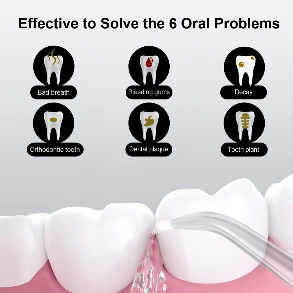 Upgraded Model Water flosser and Electric Toothbrush Combo-5 Brushing & Flossing Mode-Game-Changer for Your Oral Care Routine.2-in-1 Oral Clean Kit-for Teeth Cleaning and Gum Health