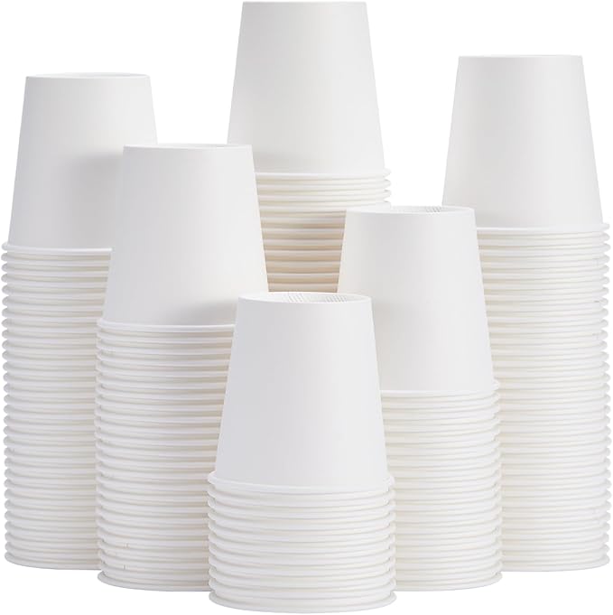 Lamosi 3 oz White Bathroom Cups 300 Pack, 3 oz Paper Cups, Mouthwash Cup, Mini Paper Cup for Parties, Picnics, Barbecues, Travel and Events