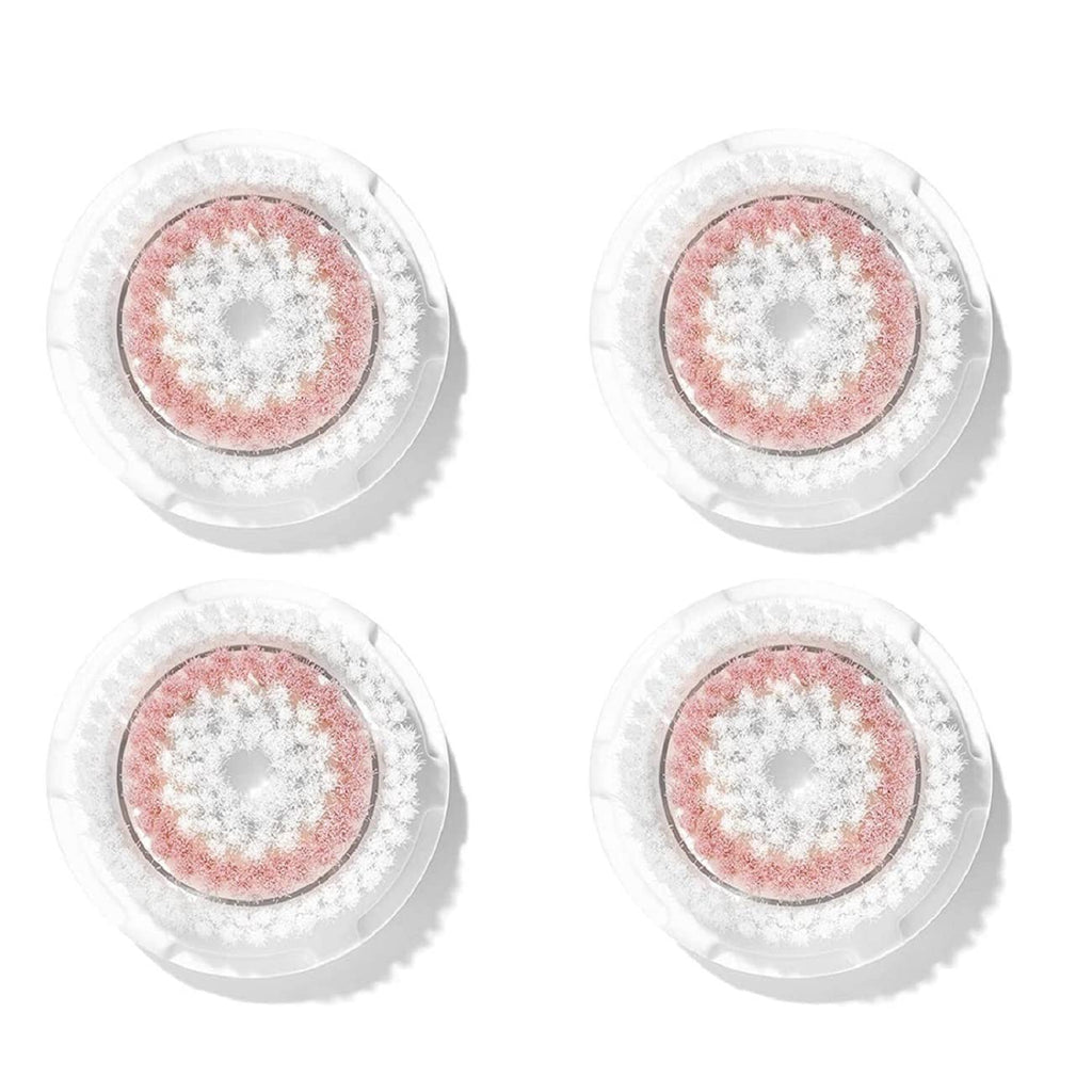 Brushot Brush Head Replacements Compatible with Clarisonic Mia 1, Mia 2, Mia Fit, Alpha Fit, Smart Profile Uplift | Radiance, 4 Count